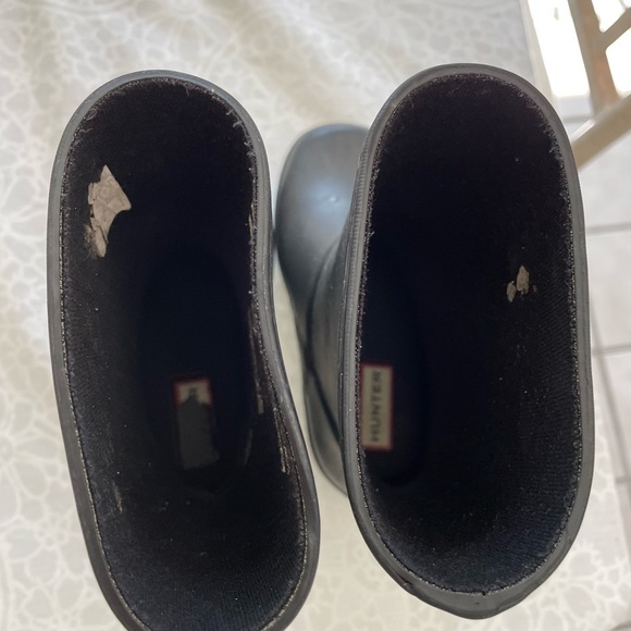 Hunter black rain boots! Size 6 - Picture 3 of 9